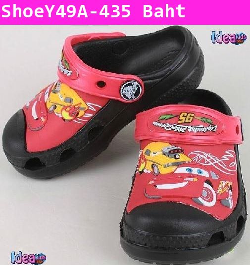 รองเท้าแตะสีดำ Lightning McQueen&Friend (Crocs)