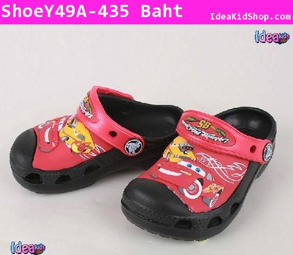 รองเท้าแตะสีดำ Lightning McQueen&Friend (Crocs)