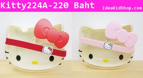 กล่องบรรจุอาหารเบนโตะ Hello Kitty สีแดง 