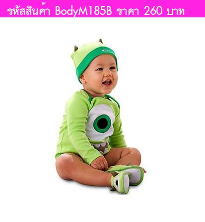 ชุดบอดี้สูท มอนสเตอร์ตาเดียว (Monster Inc) สีเขียว