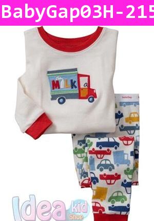 ชุดนอนเด็ก Baby Gap รถขนนม