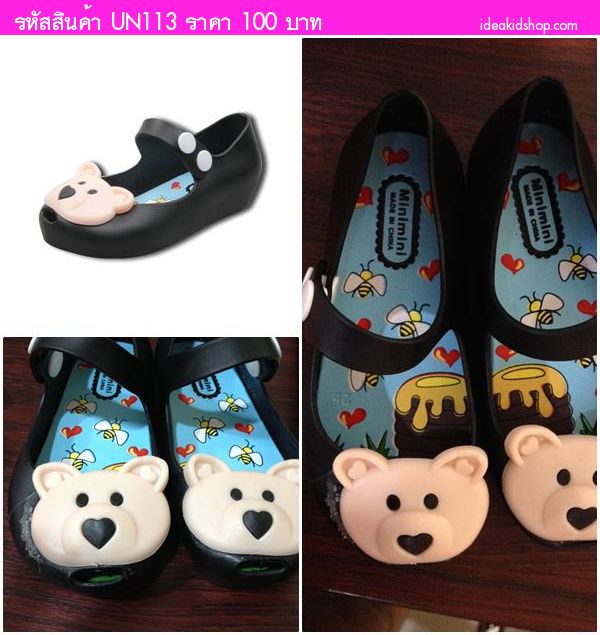 รองเท้าเด็ก แมว  Mini Melissa Size28 สีดำ(ตำหนิ)