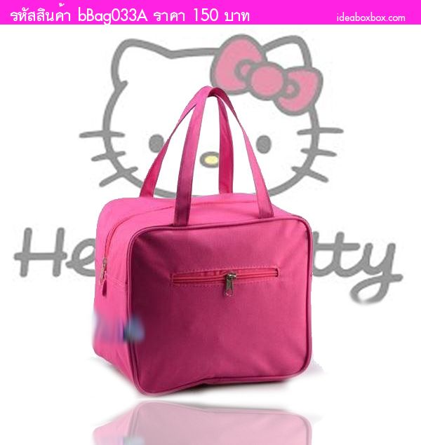 กระเป๋าถือ Lunch bag Hello Kitty ลายจุด