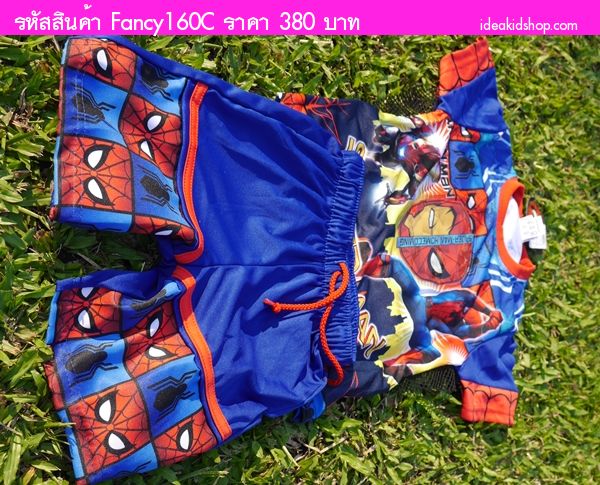 ชุดเสื้อกางเกงมีไฟกระพริบ Spider Man 