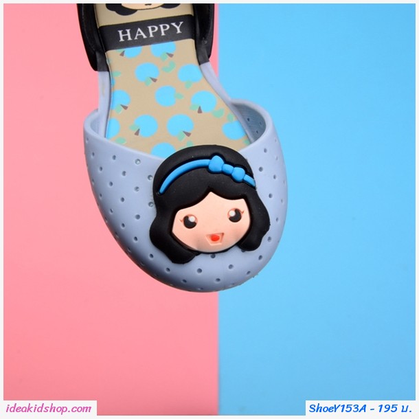รองเท้ารัดส้นทูโทน Snow White Melissa สีชมพู