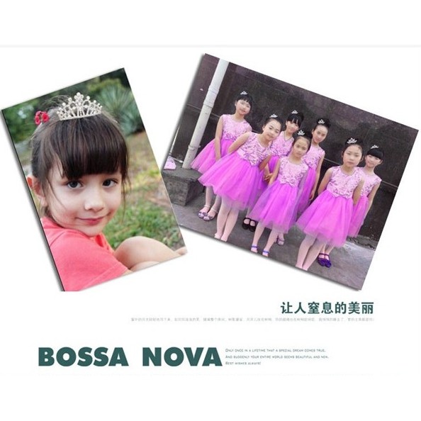หวีมงกุฎเพชร ขนาดเล็ก สีขาว