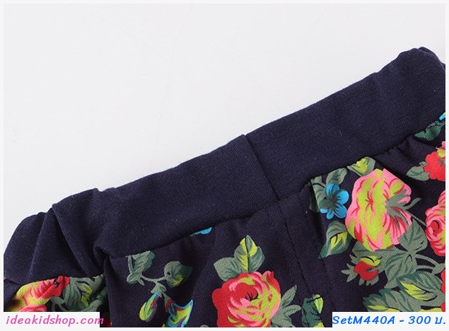 ชุดเสื้อกางเกงลายดอก Summer Flower