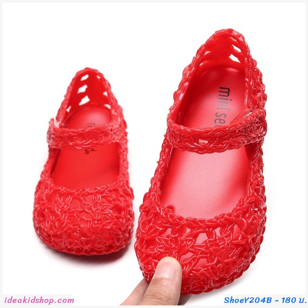 รองเท้ารังนก Mini Sed สีแดง