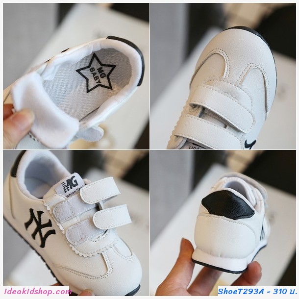รองเท้าผ้าใบสไตล์ NY สีดำ