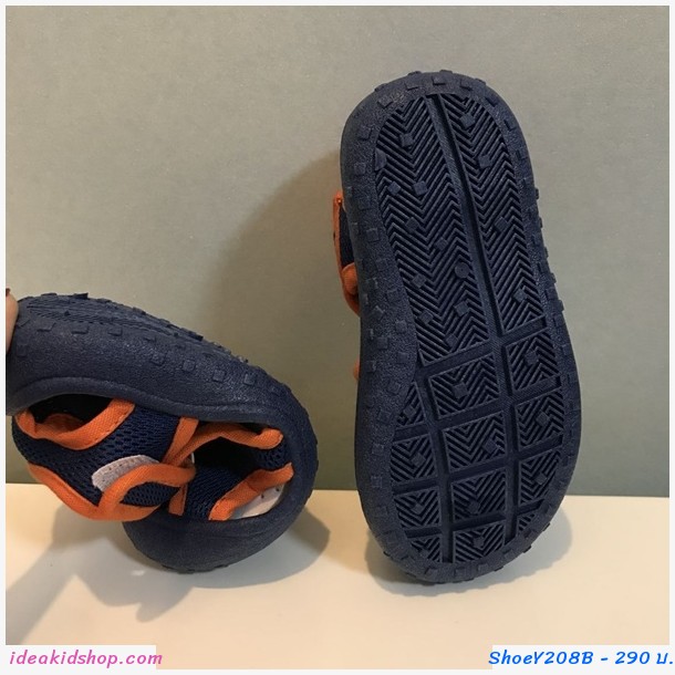 รองเท้าลำลอง waterproof beach shoes สีเทาชมพู
