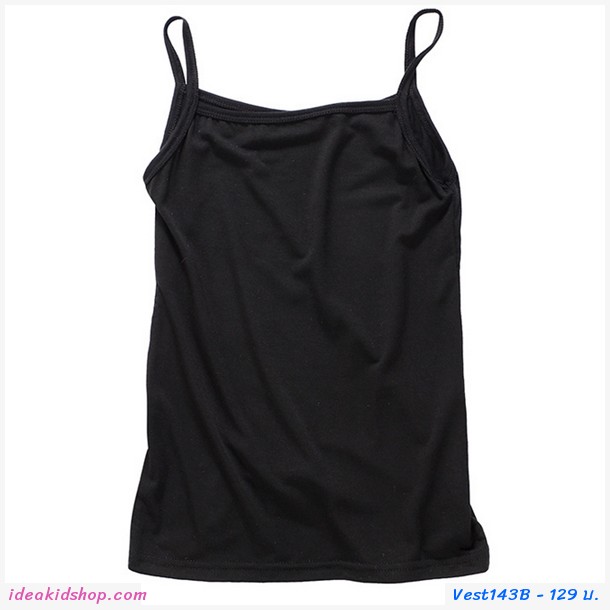 เสื้อสายเดี่ยว Classic สีดำ