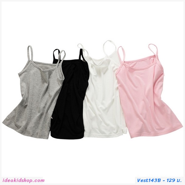 เสื้อสายเดี่ยว Classic สีดำ