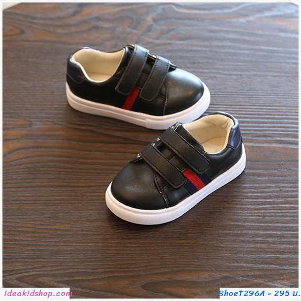 รองเท้าผ้าใบ สไตล์ Gucci สีดำ