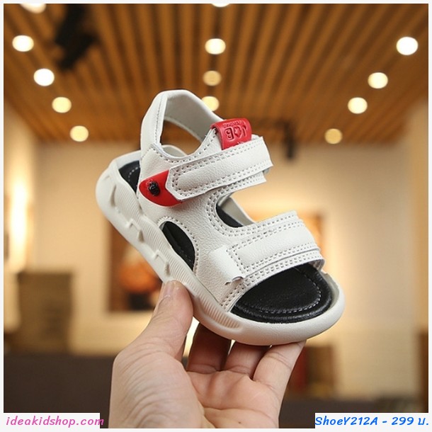 รองเท้ารัดส้น Fashion Sport สีขาว