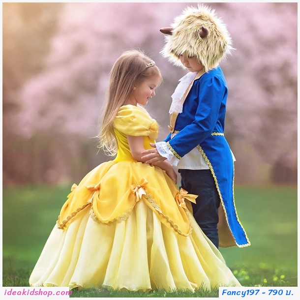 ชุดเจ้าหญิงเบลล์ Bell และเครื่องประดับ(ได้ 4 ชิ้น)