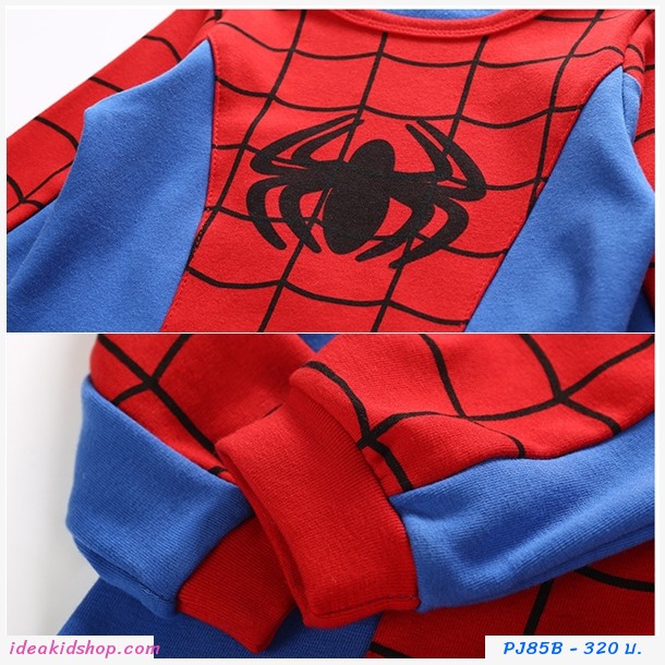 ชุดนอนเด็ก ลายหน้า Spiderman 