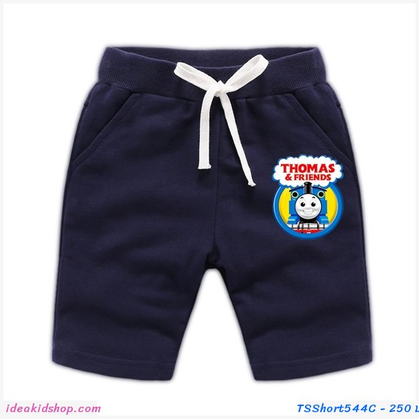 กางเกงเด็กขาสั้น Thomas and Friends สีกรม