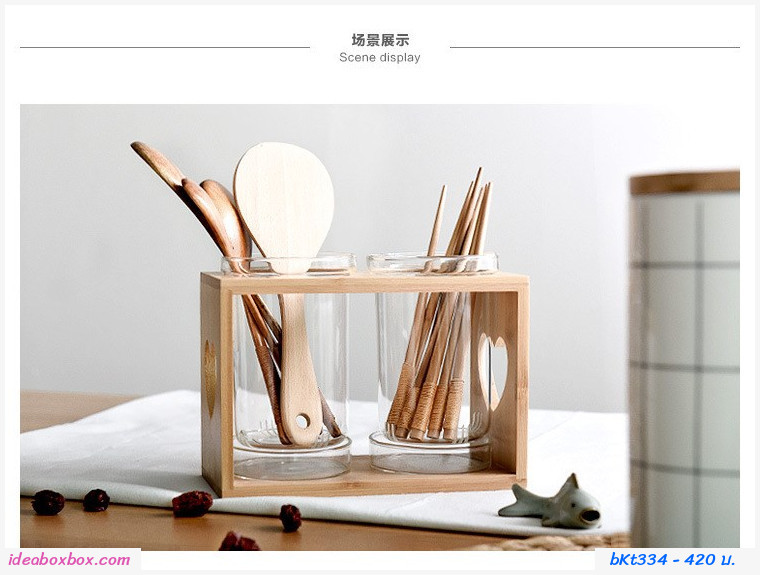 ͹ Japanese chopstick holder  glass transparent  Ẻ (Ẻͧ)