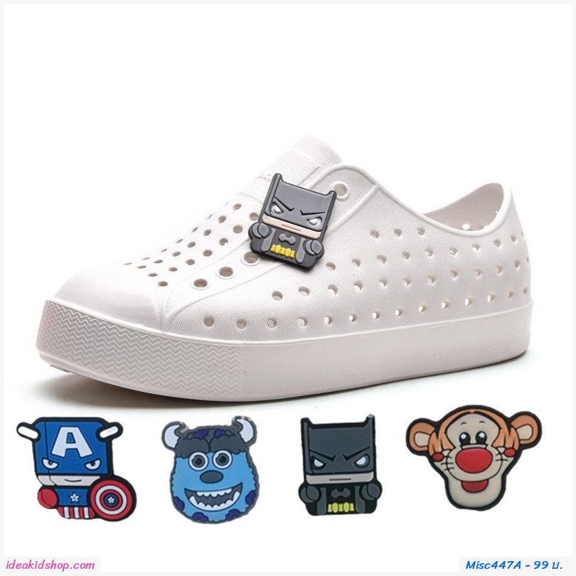 จิ๊บบิท ตัวการ์ตูนติดรองเท้าแฟชั่นเด็กสไตล์ Croc Native เซต 4 ตัว แบบ A