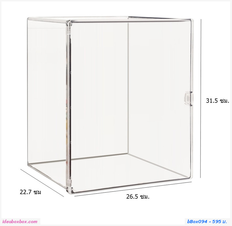 พร้อมส่ง กล่องจัดระเบียบกระเป๋า ตุ๊กตา Bucket box transparent