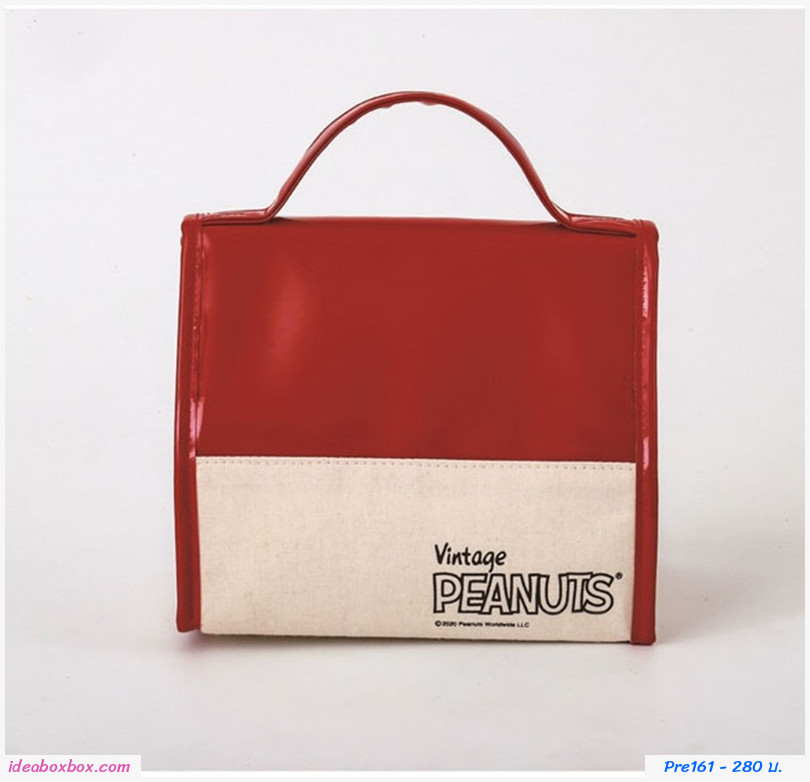 س Japanese Snoopy lunch bag