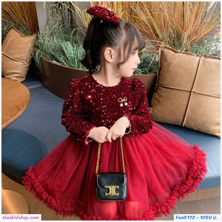 พร้อมส่ง เดรส xmas Celebrity 