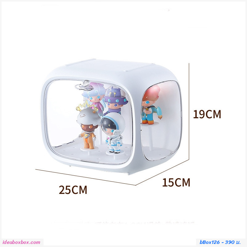 [พรีออเดอร์] กล่องโชว์โมเดล Space capsule light strip one set  สีขาว