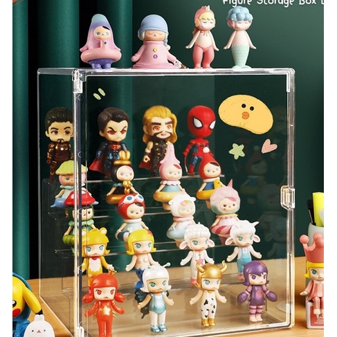 [พรีออเดอร์]กล่องโชว์โมเดล+บันไดโชว์ Figure Storage Box Display  