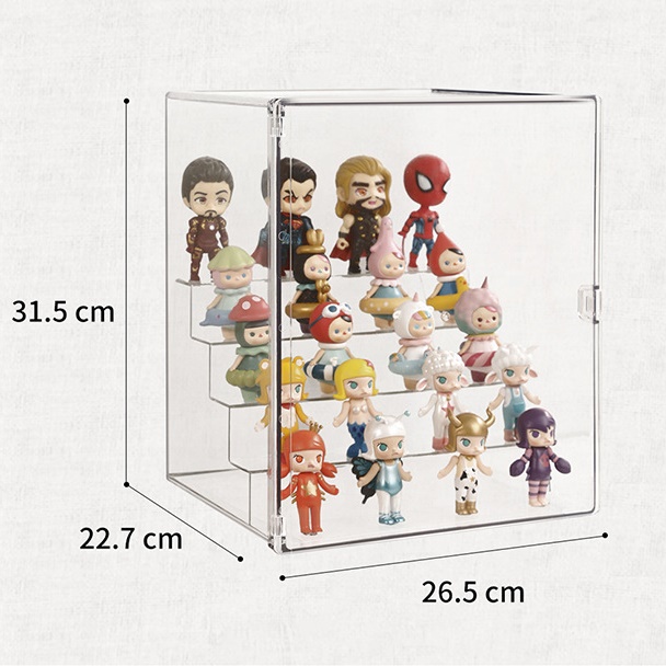 [พรีออเดอร์]กล่องโชว์โมเดล+บันไดโชว์ Figure Storage Box Display  