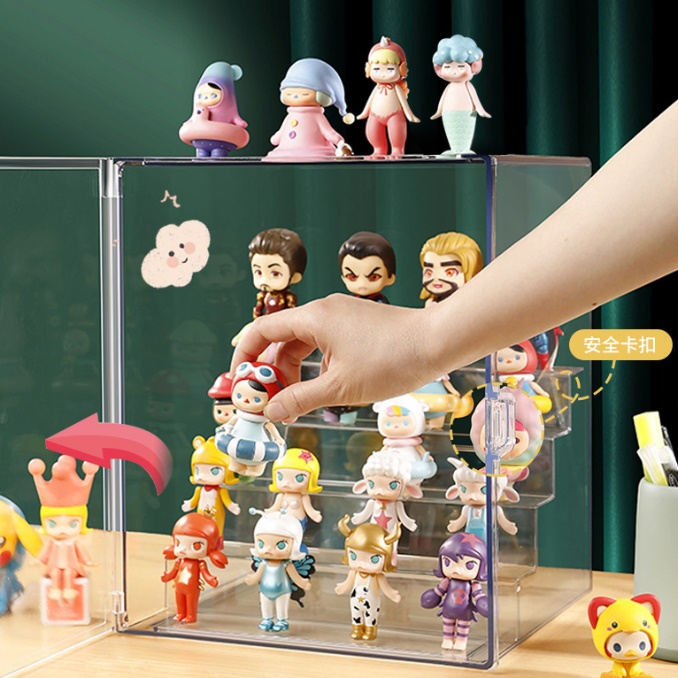 [พรีออเดอร์]กล่องโชว์โมเดล+บันไดโชว์ Figure Storage Box Display  