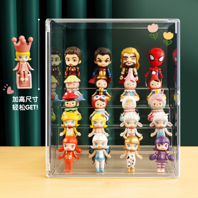 [พรีออเดอร์]กล่องโชว์โมเดล+บันไดโชว์ Figure Storage Box Display  