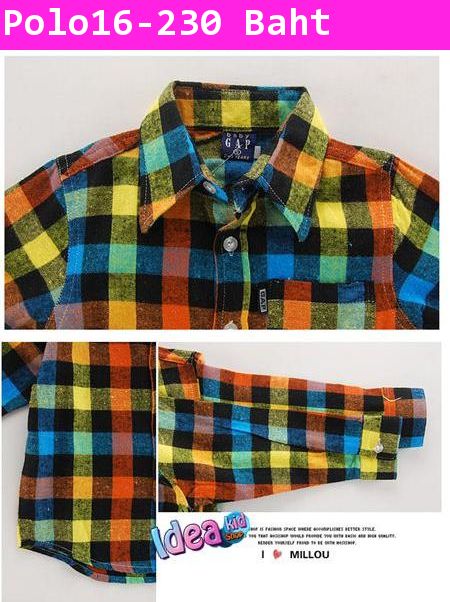 เสื้อเชิ้ต สีเจ็บเจ็บ คัลเลอร์ฟูล